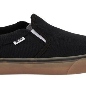 New- Vans Unisex Authentic Slip-On Shoe Asher Translucent Gum Black Size 9